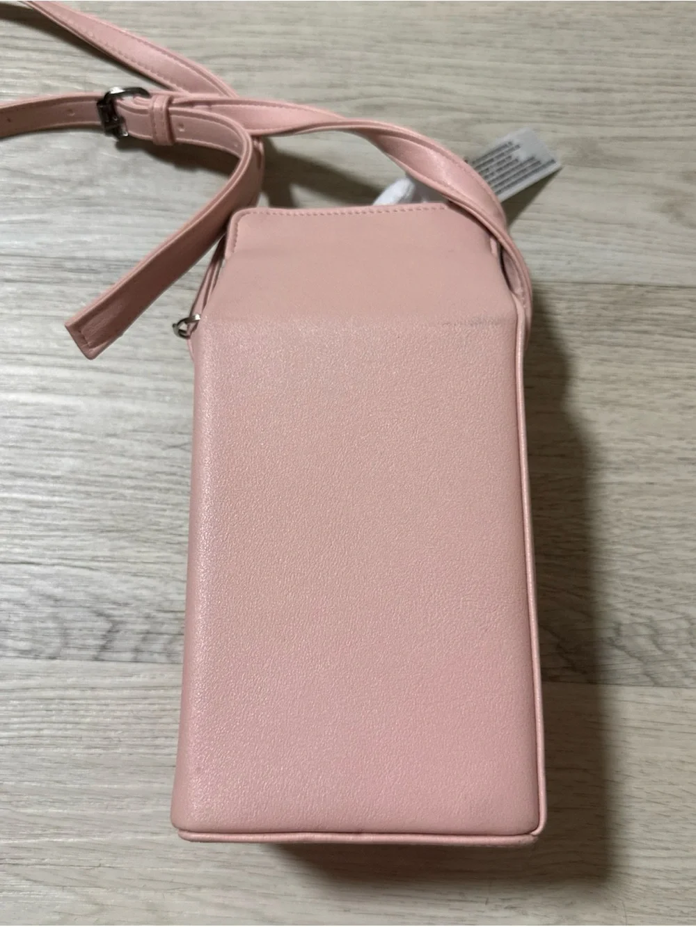 STRAWBERRY MILK Carton Purse Bag Tote Crossbody Shoulder Pink Strap White Pastel